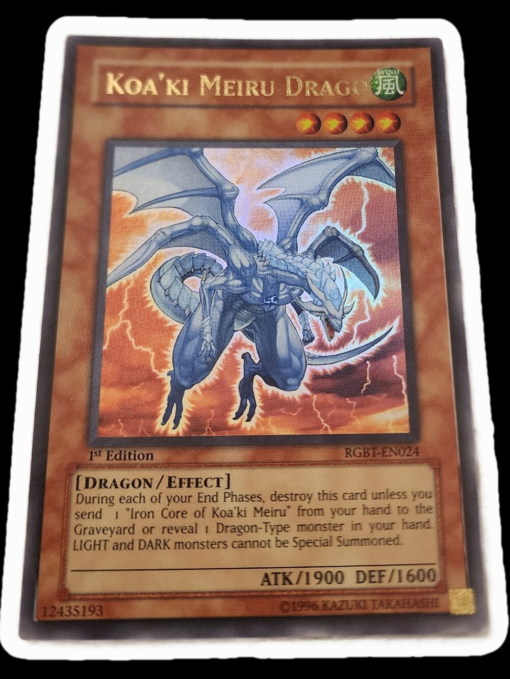 Yugioh- Koa'ki Meiru Drago Trading Card